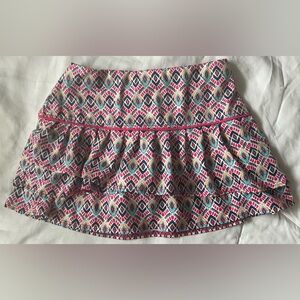 Lucky in Love Pink Pattern Bubble Athletic/ Tennis Skort